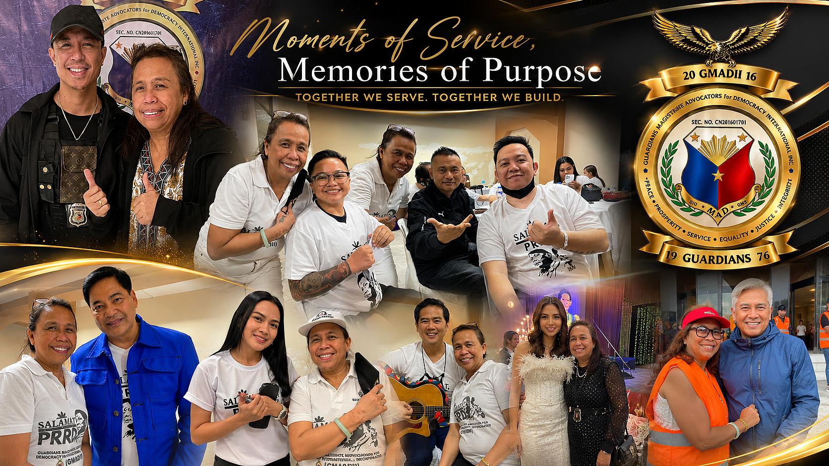 Moments of Service, Memories of Purpose