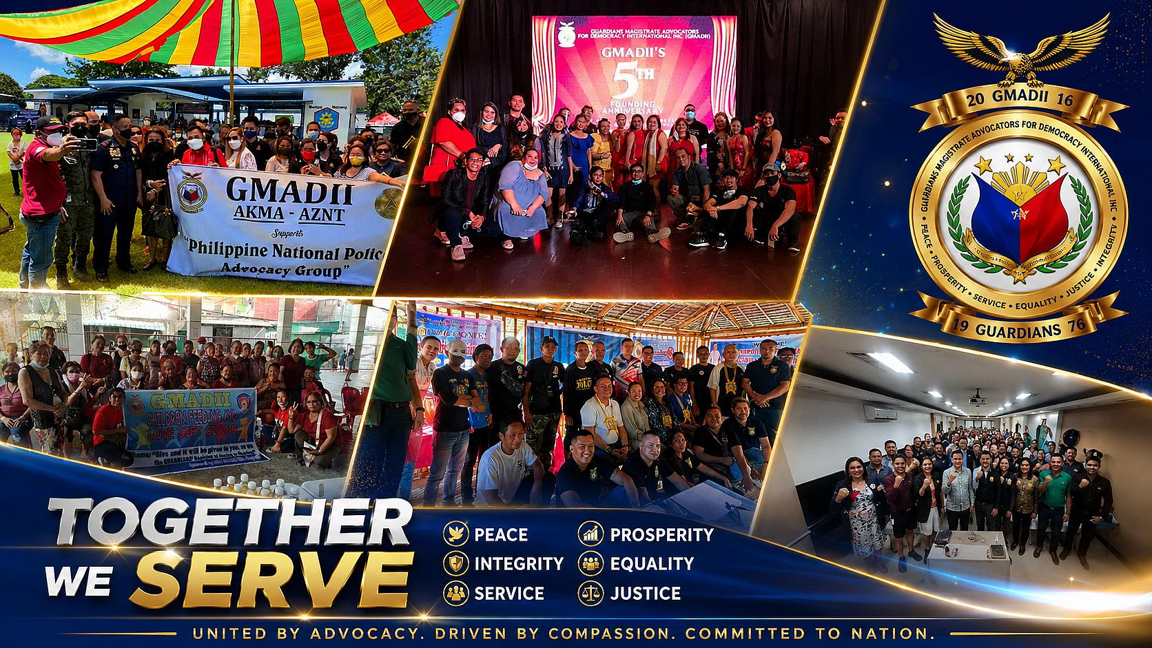 TOGETHER, WE SERVE